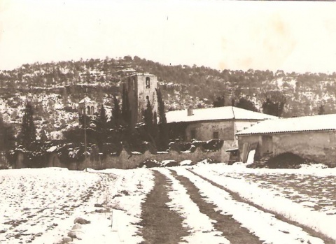 El monestir nevat